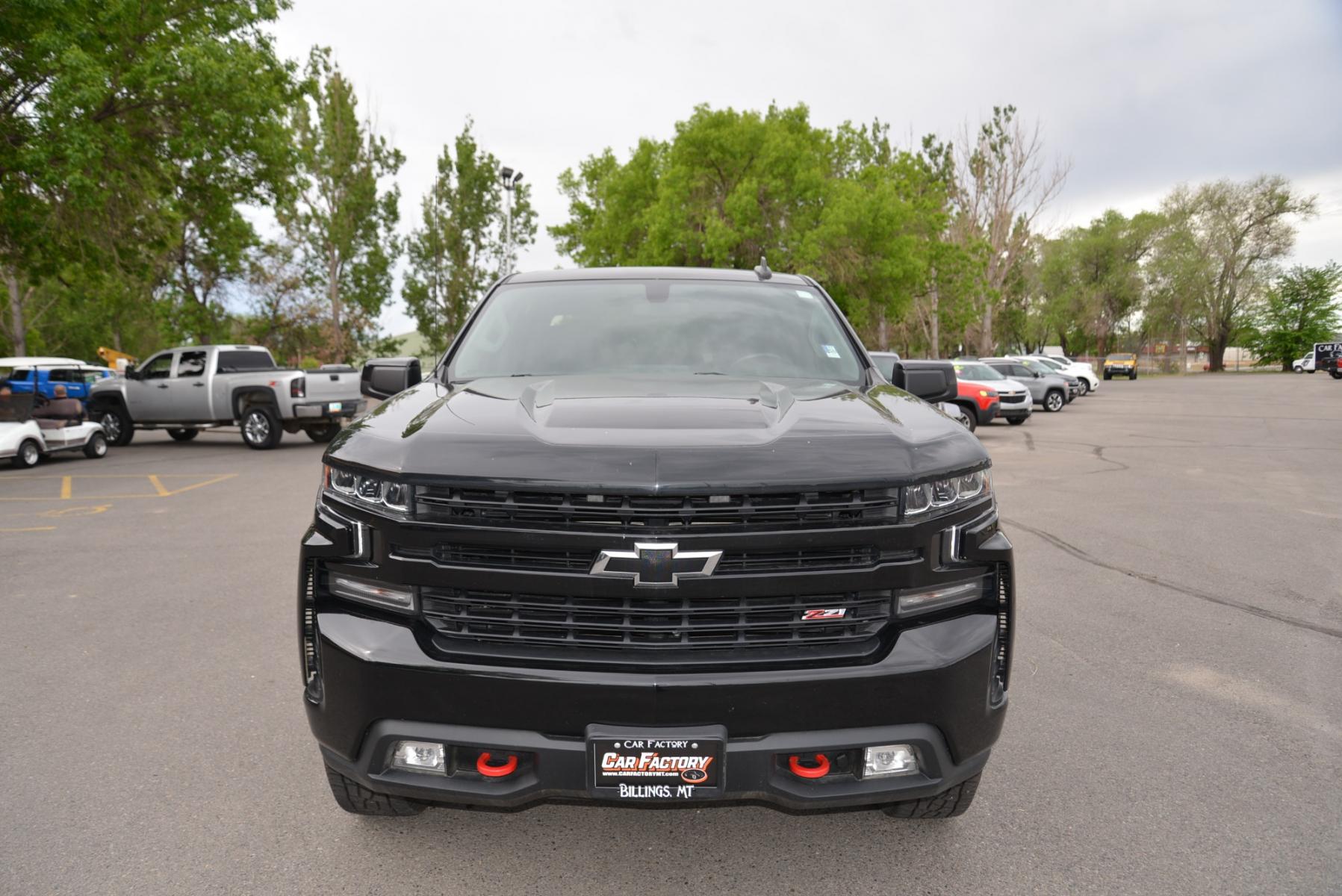 2019 Black /Gray Chevrolet Silverado 1500 LT Z71 Trail Boss (1GCPYFED9KZ) with an 5.3 V8 engine, 8 speed automatic transmission, located at 4562 State Avenue, Billings, MT, 59101, (406) 896-9833, 45.769516, -108.526772 - 2019 Chevrolet Silverado 1500 LT Trail Boss Crew Cab 4WD - One owner! 5.3L V8 OHV 16V engine - 8 speed automatic transmission - 4WD - 76,924 miles - Inspected and serviced - copy of inspection and work performed as well as a full vehicle history report provided LT Trail Boss package - air con - Photo #7